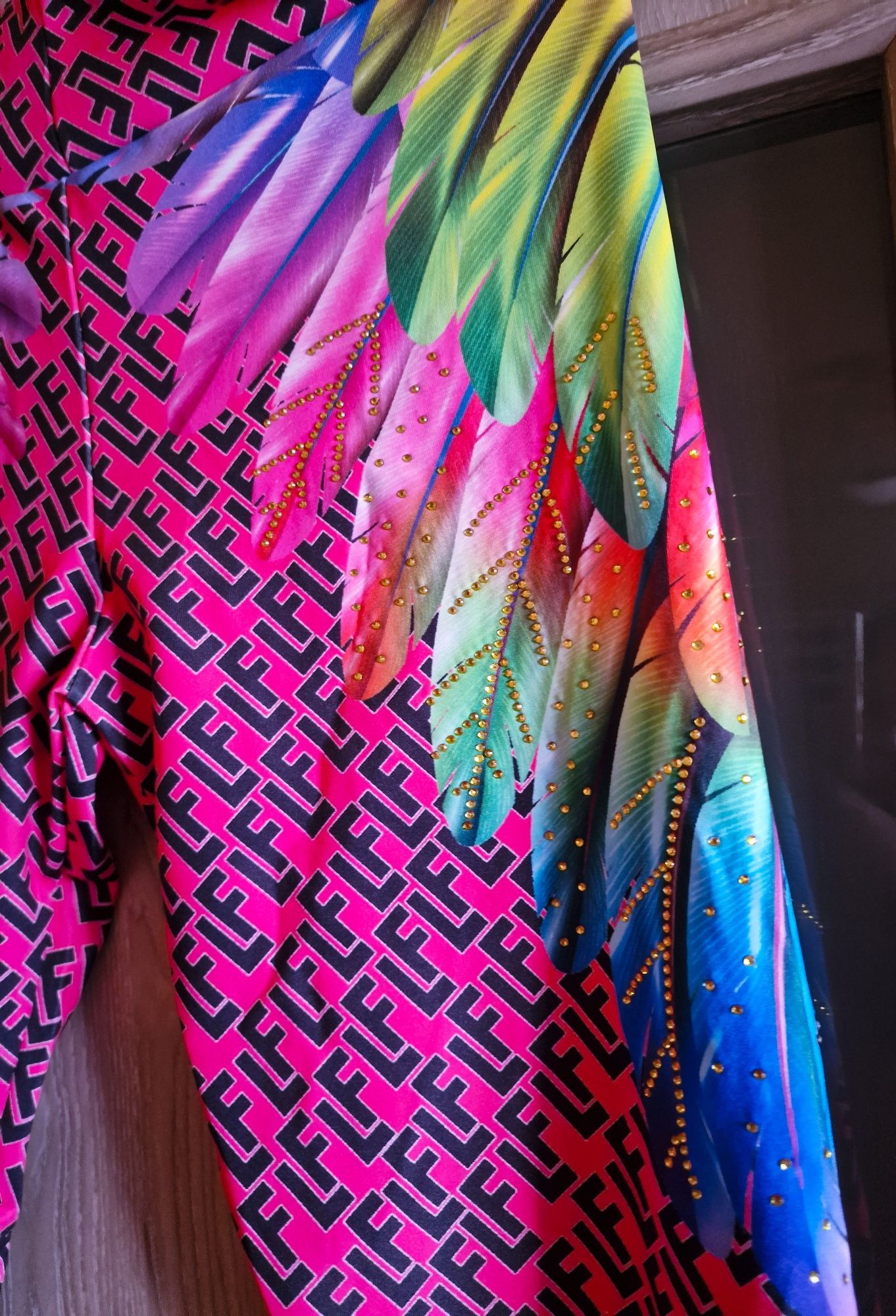 Komplet Leola Bluzka Legginsy skrzydła xl