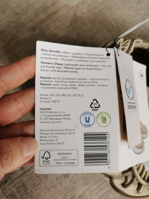 Buty, snekersy, trampki, tenisówki r. 39 nowe z metką