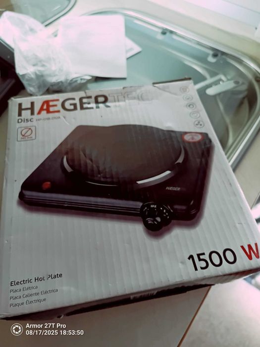 Placa eletrifica portatil