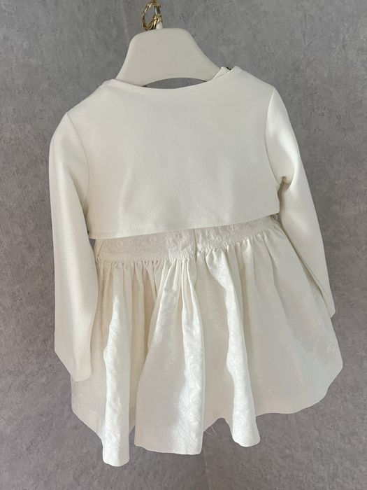 Плаття з накидкою,біле