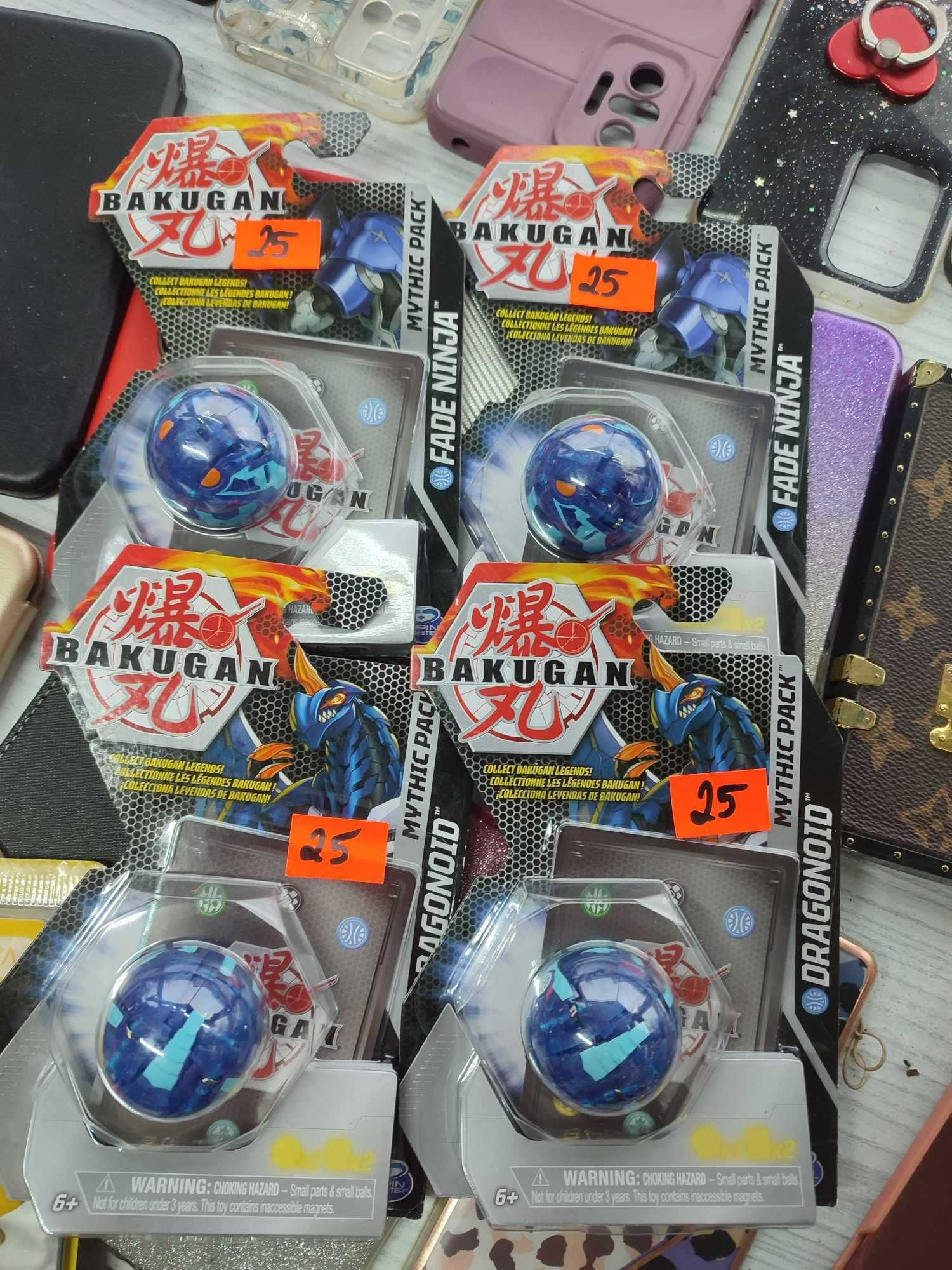 BAKUGAN MYTHIC PACK FADE NINJA - kulka + 2 karty Spin Master