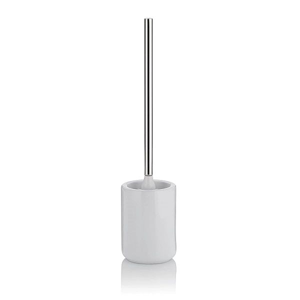 Ceramiczny Kela Isabella zestaw do WC, śred. 10,5 cm, wys. 46 cm, biał