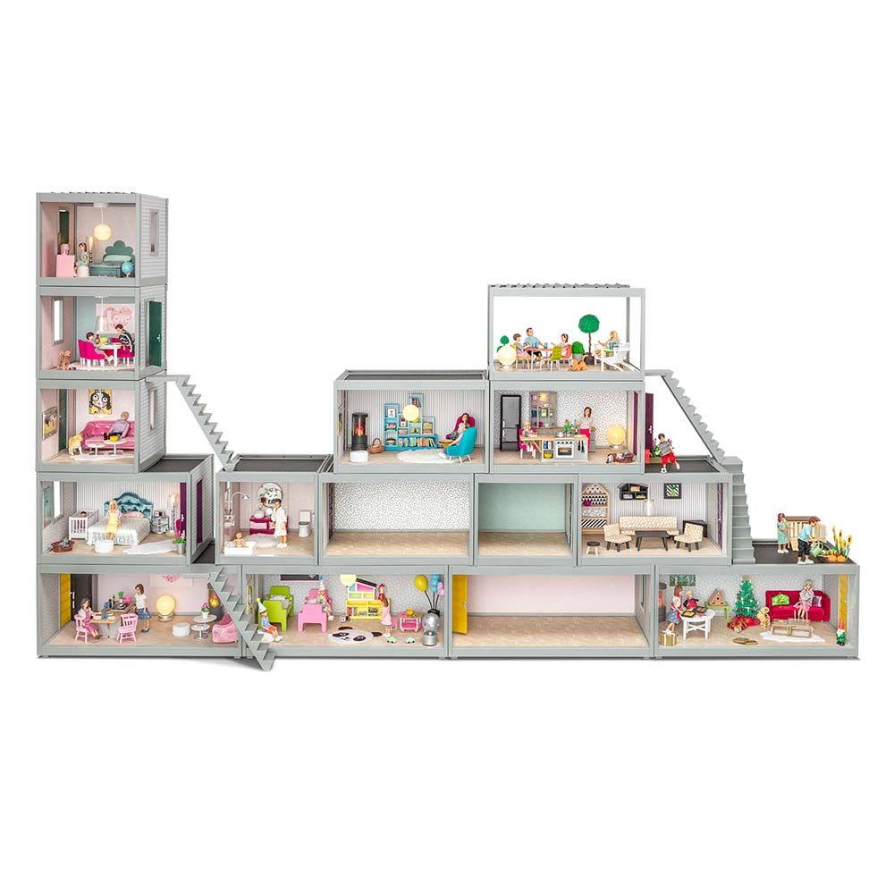 Domek dla lalek pokój 33 cm zabawka dla dzieci odgrywanie ról Lundby