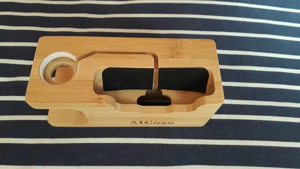 Stacja ładująca USB AICase Drewno Bambusowe