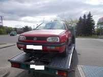 Volkswagen Golf III,1,9TD,5 drzwi,czerwony,manual,na części