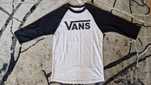 VANS koszulka t-shirt - Longsleeve z czarnym rękawem za łokieć
