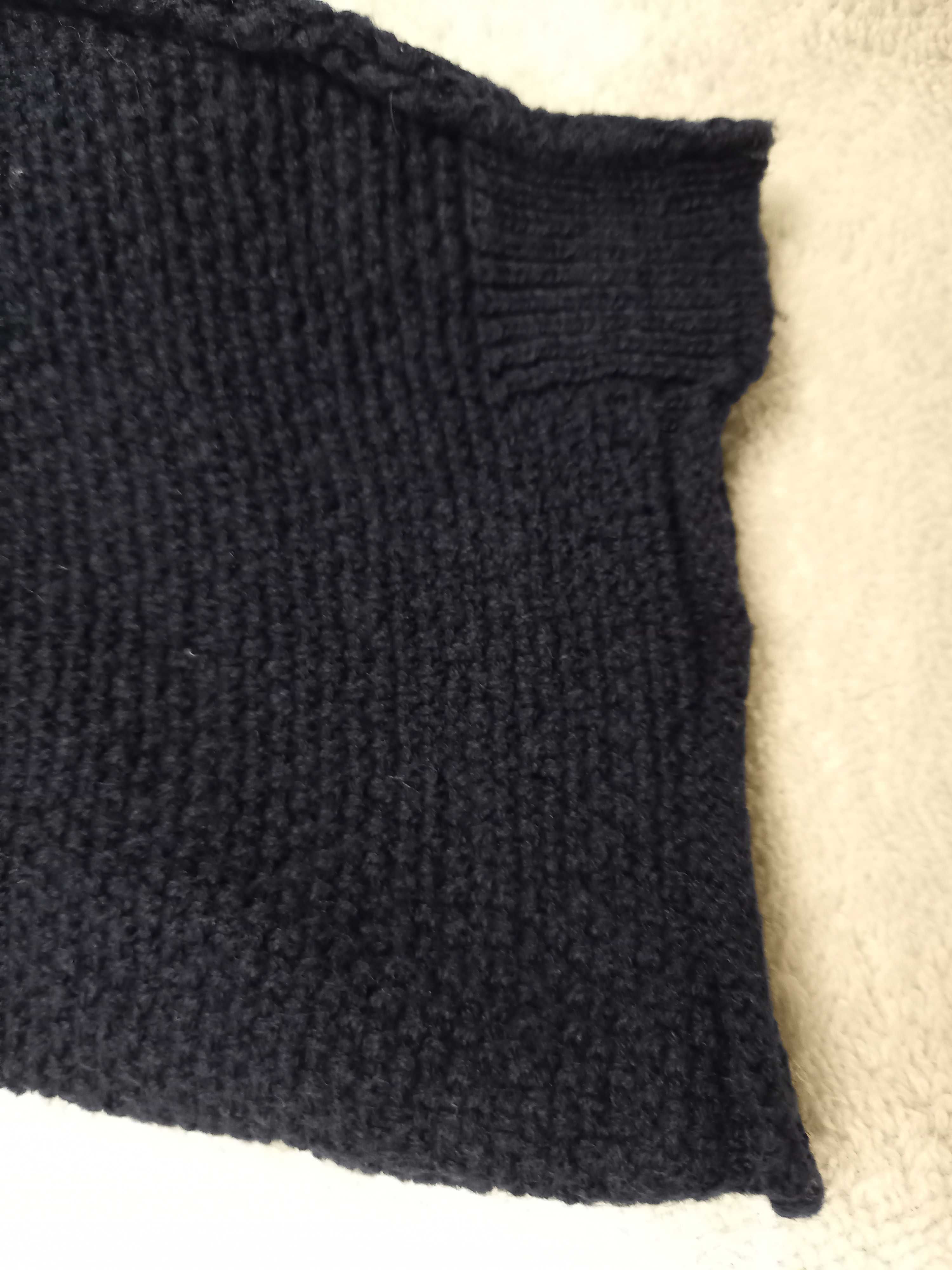 Sweter - granatowy