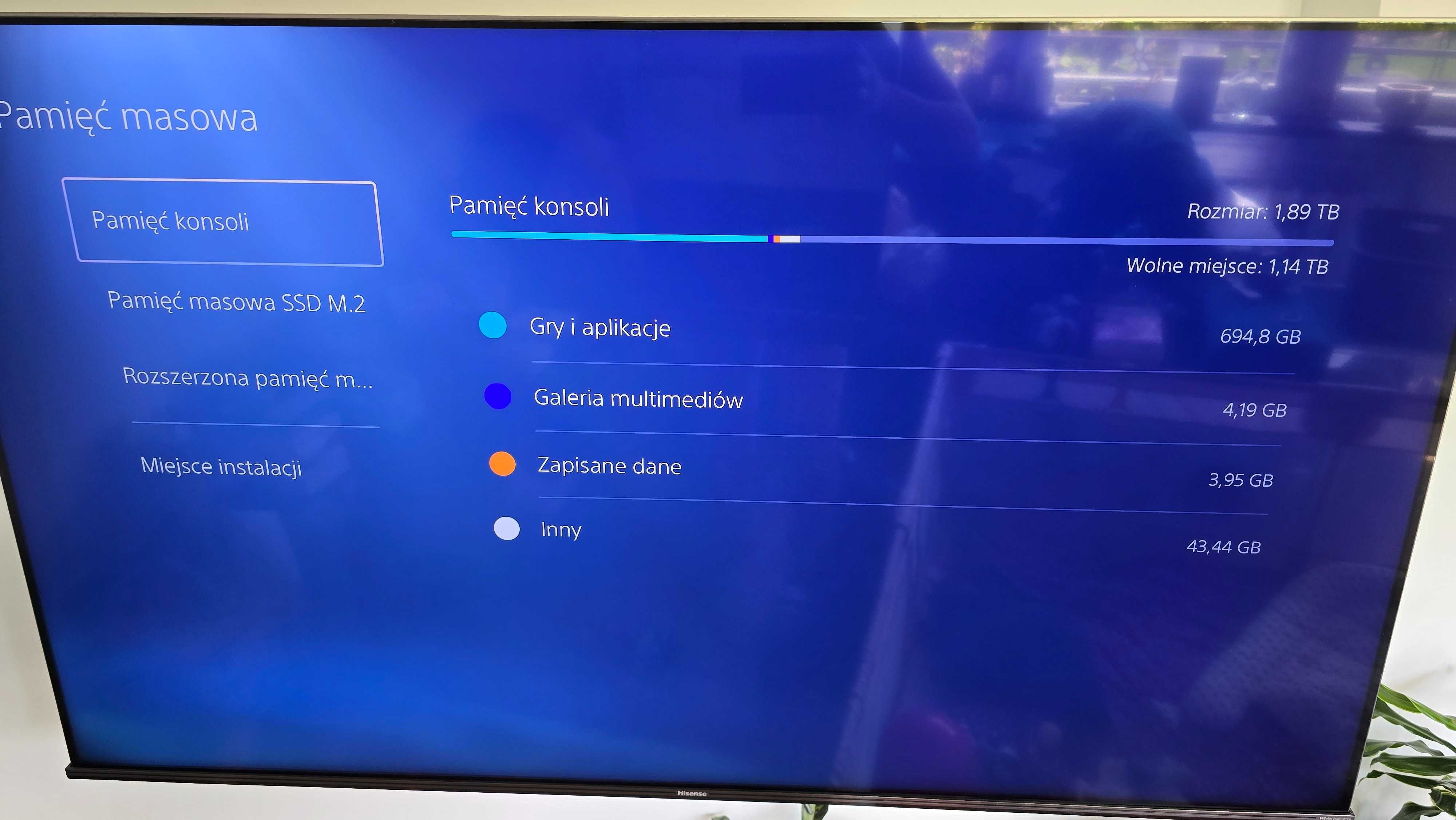 Playstation 5 pro z napedem, 3.5TB!