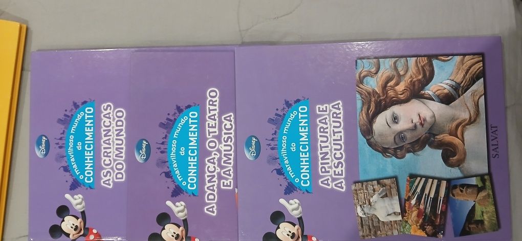 Livros infantis colecção completa Mickey conhecimentos