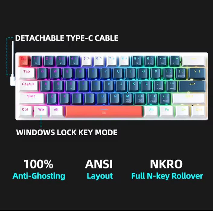 Механічна міні-клавіатура Machenike K500-B61