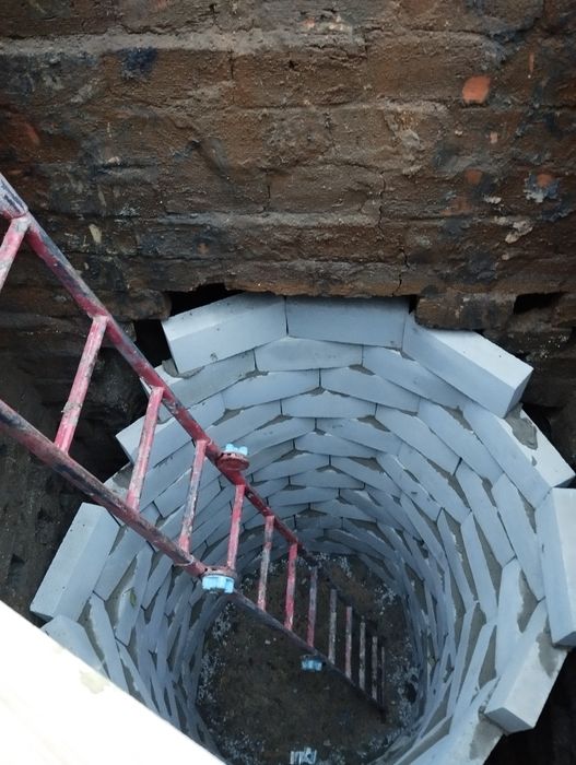 Засор труб канализации,ручная чистка и реставрация ям канализации.