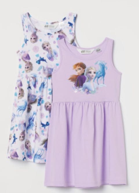 Elsa, Elza, Frozen, Kraina Lodu sukienka 2 -pak NOWA rozmiar 122 128