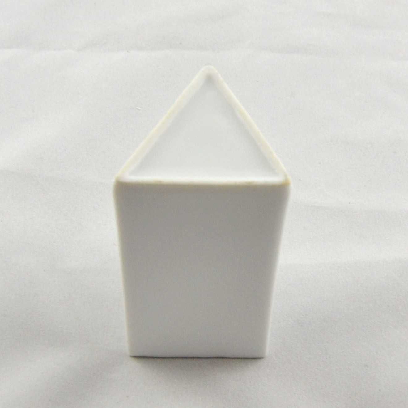 Paliteiro triangular Branco em porcelana