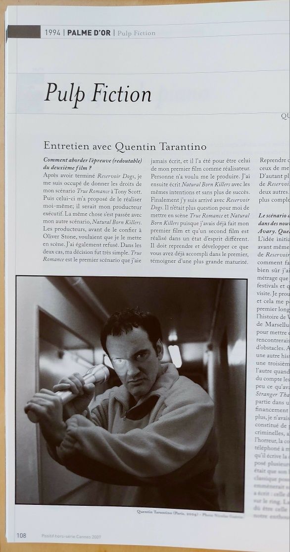 Cannes dans Positif