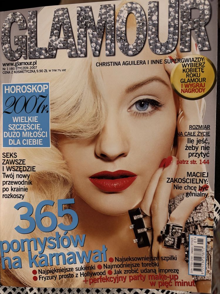 Glamour, 01/2007 Christina Aguilera