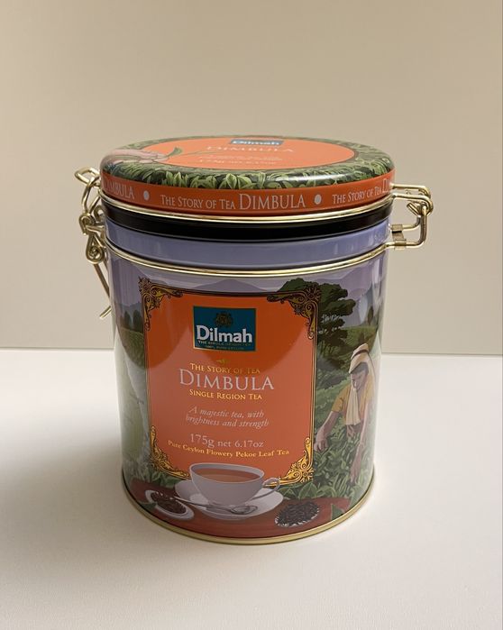Puszka po herbacie Dilmah