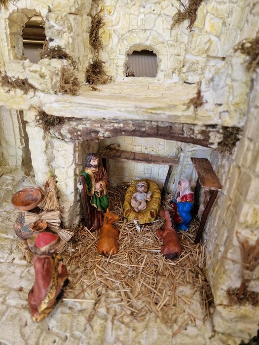 Presépio natal artesanal