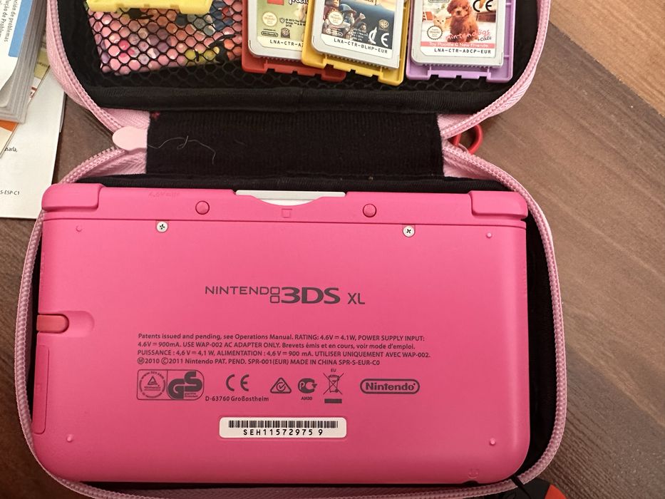 Nintendo 3ds XL rosa