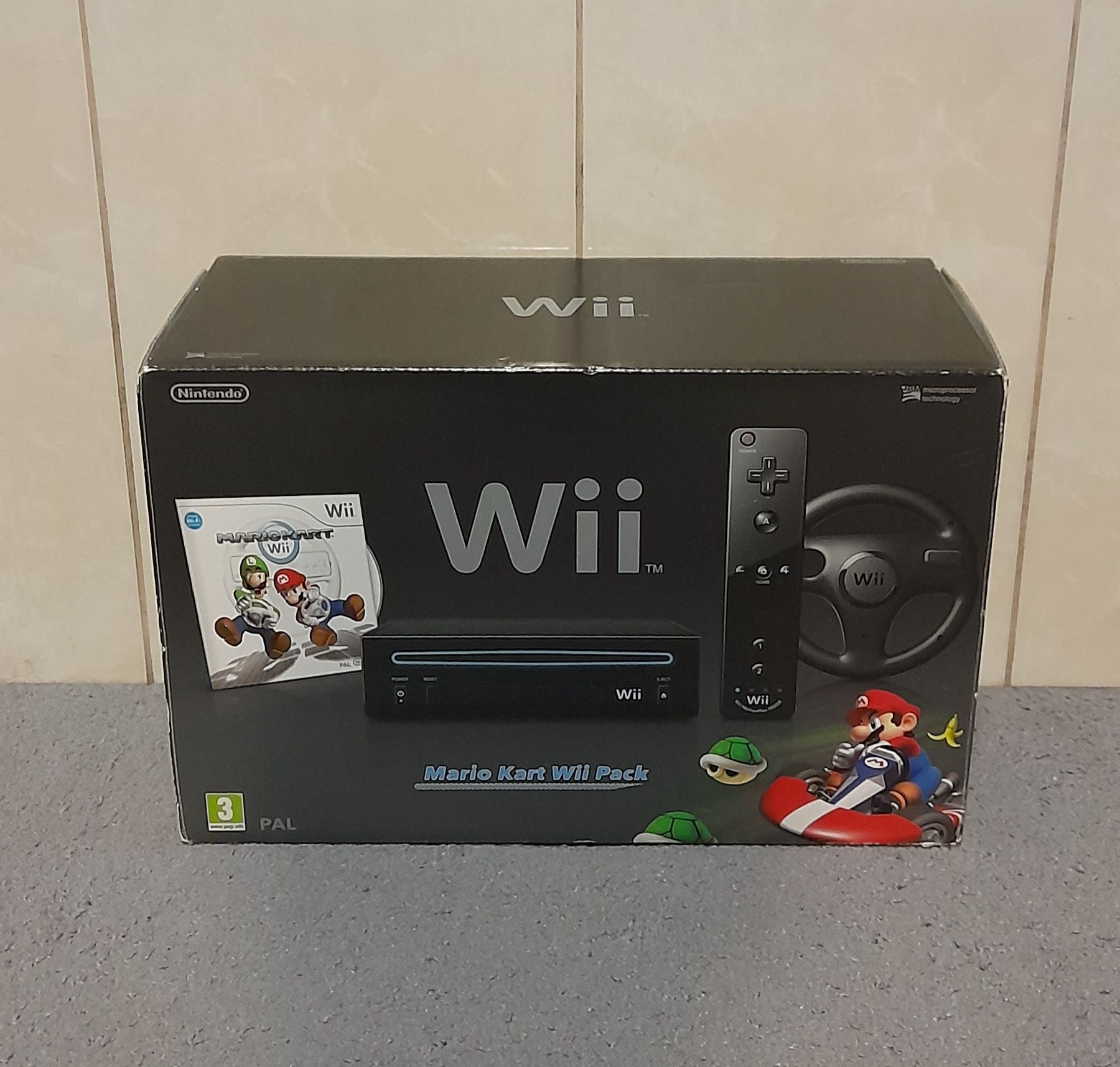 Consola Nintendo Mario Kart Wii Pack (EXCELENTE ESTADO NA CAIXA)