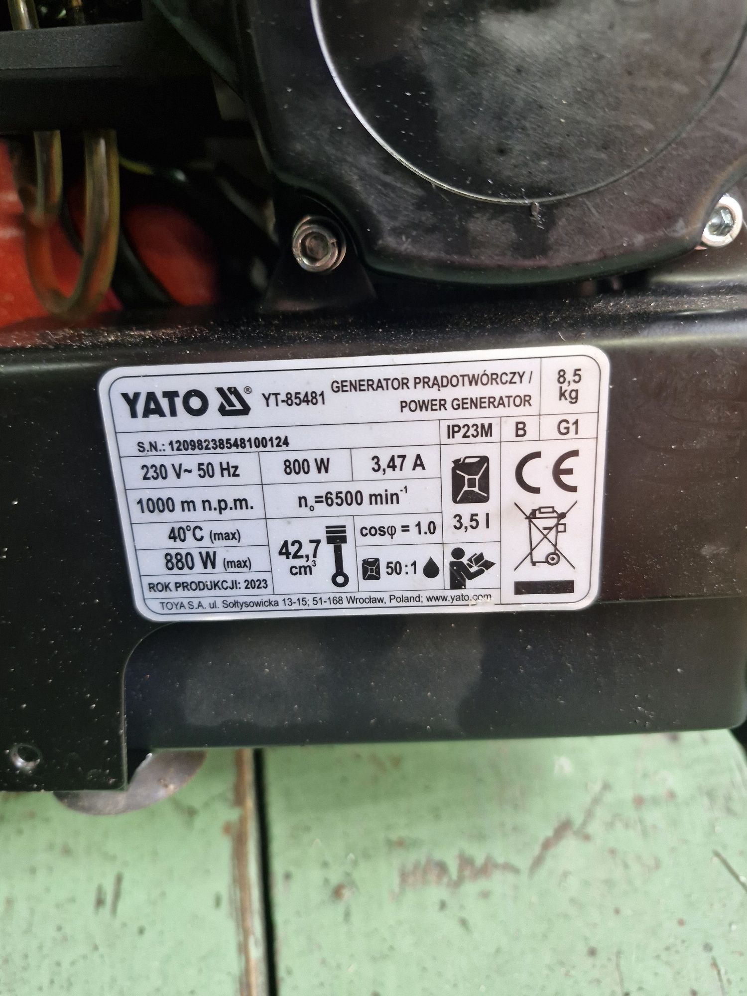 Agregat inwerterowy yato yt-85841