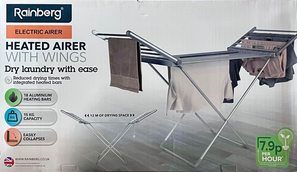 Електрична складна сушарка для білизни Rainberg