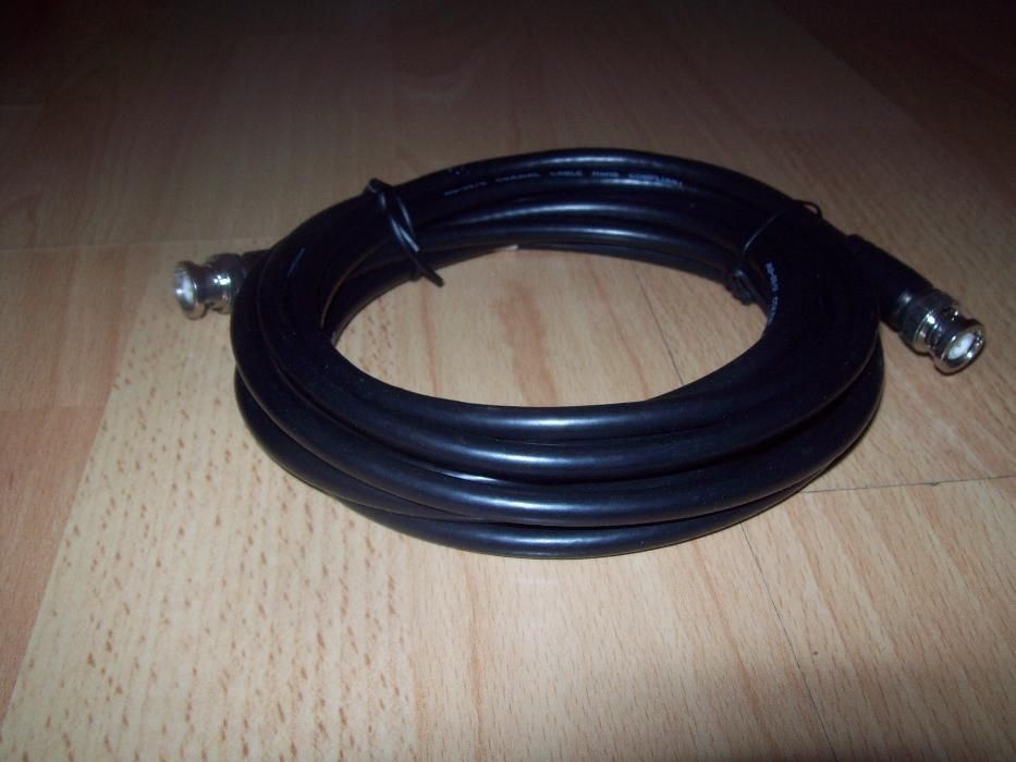 Kabel przewód BNC 380 cm do połączeń w systemach CCTV