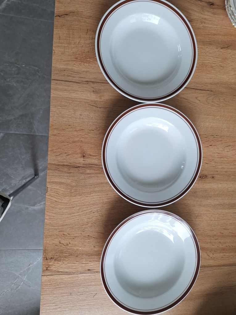 3 talerze głębokie kahla porcelana
