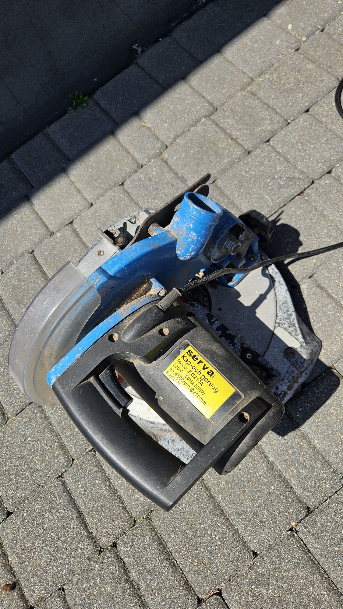 Piła ukośnica Serva KG220A Sweden 800W pilarka ukosowa