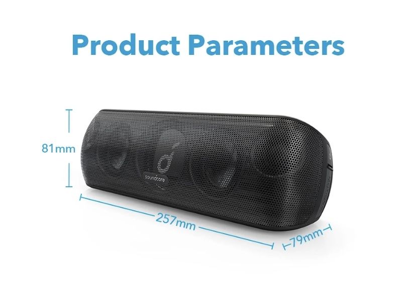 Портативна колонка Anker SoundCore Motion+, motion plus, bluetooth