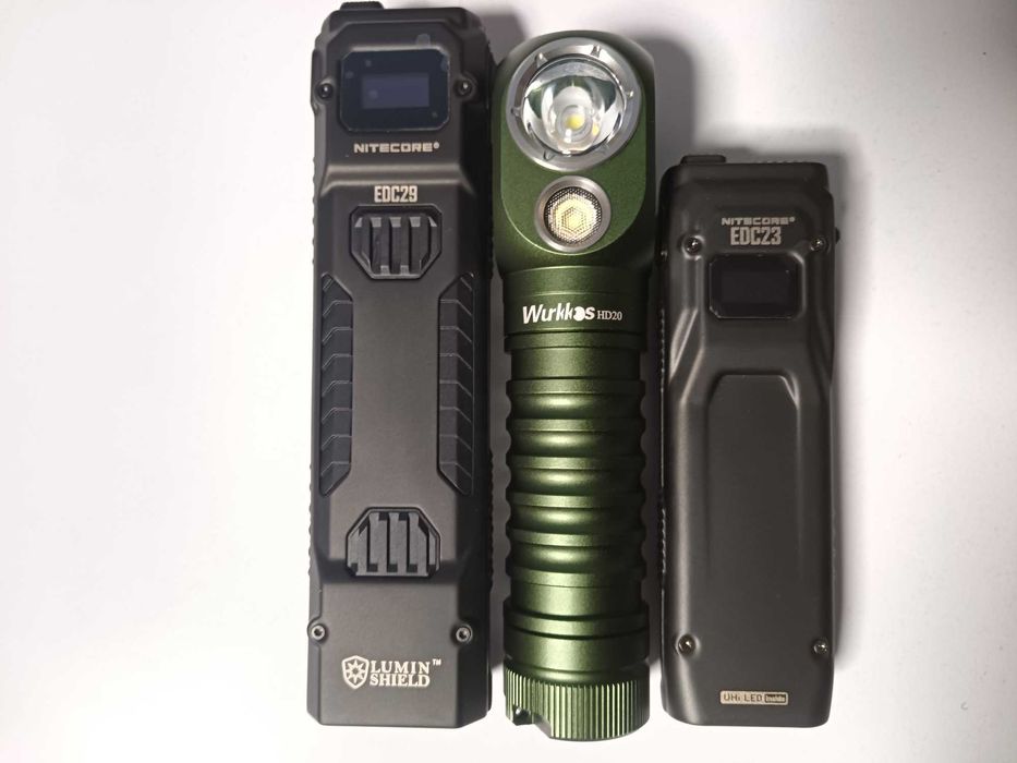 Потужний кишеньковий ліхтар Nitecore EDC23 (USB-C, OLED дисплей)