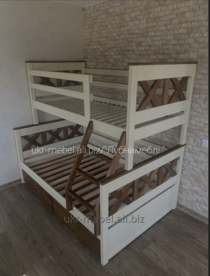 Ліжко двоповерхове  "Тян-120", кровать двухьярусная