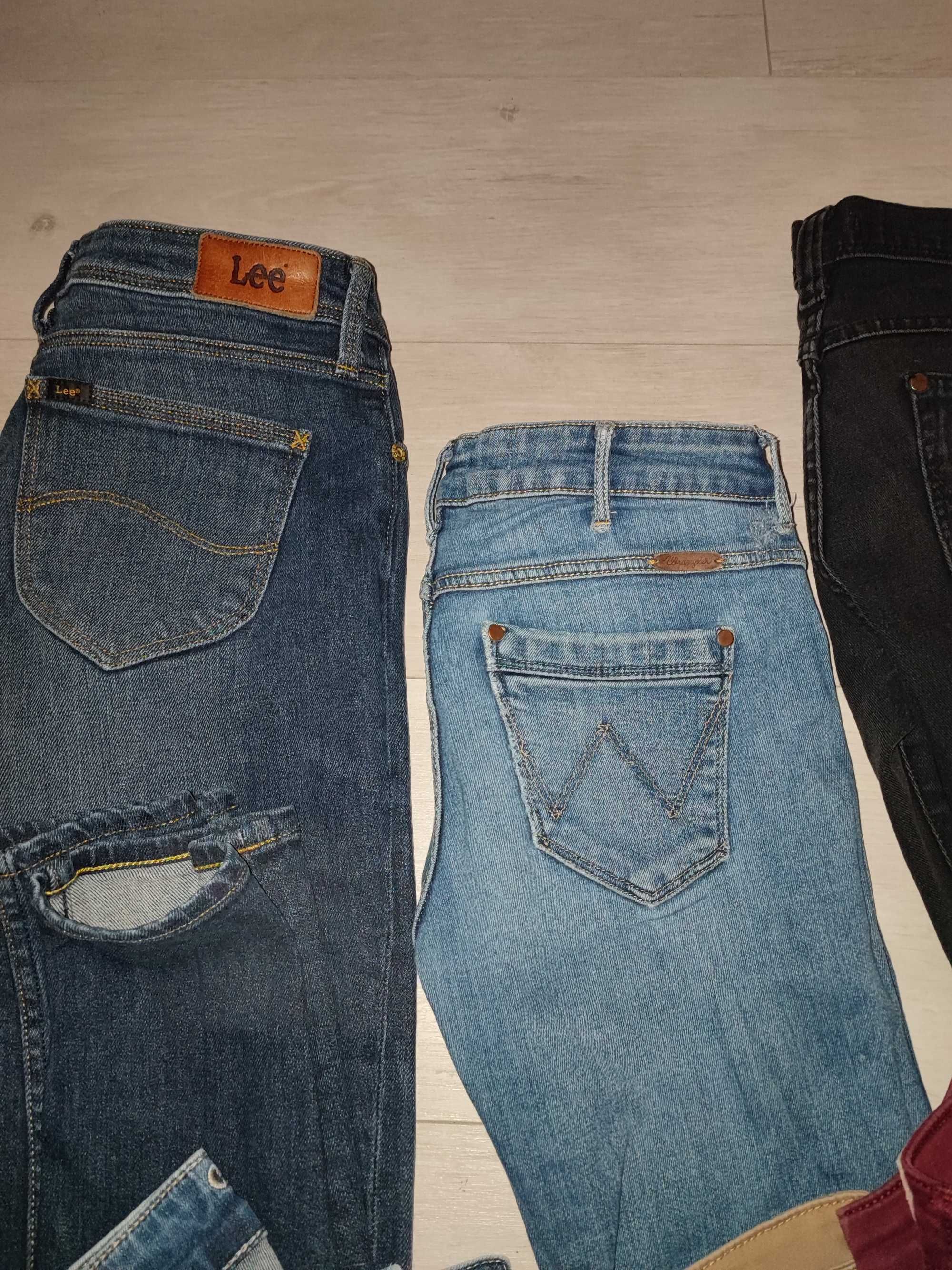 Paka spodni damskich  Wrangler Lee Bershka 36/s