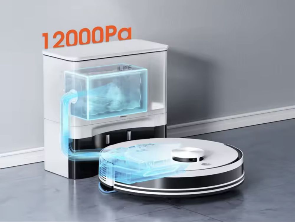 ILIFE A30PRO robot odkurzacz stacja opróżniania, mopowanie.