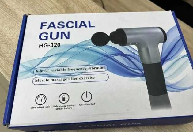 Мышечный массажер Fascial Gun перкуссионный ударный пистолет новый