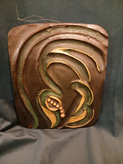 Ceramika plakieta ścienna Vintage