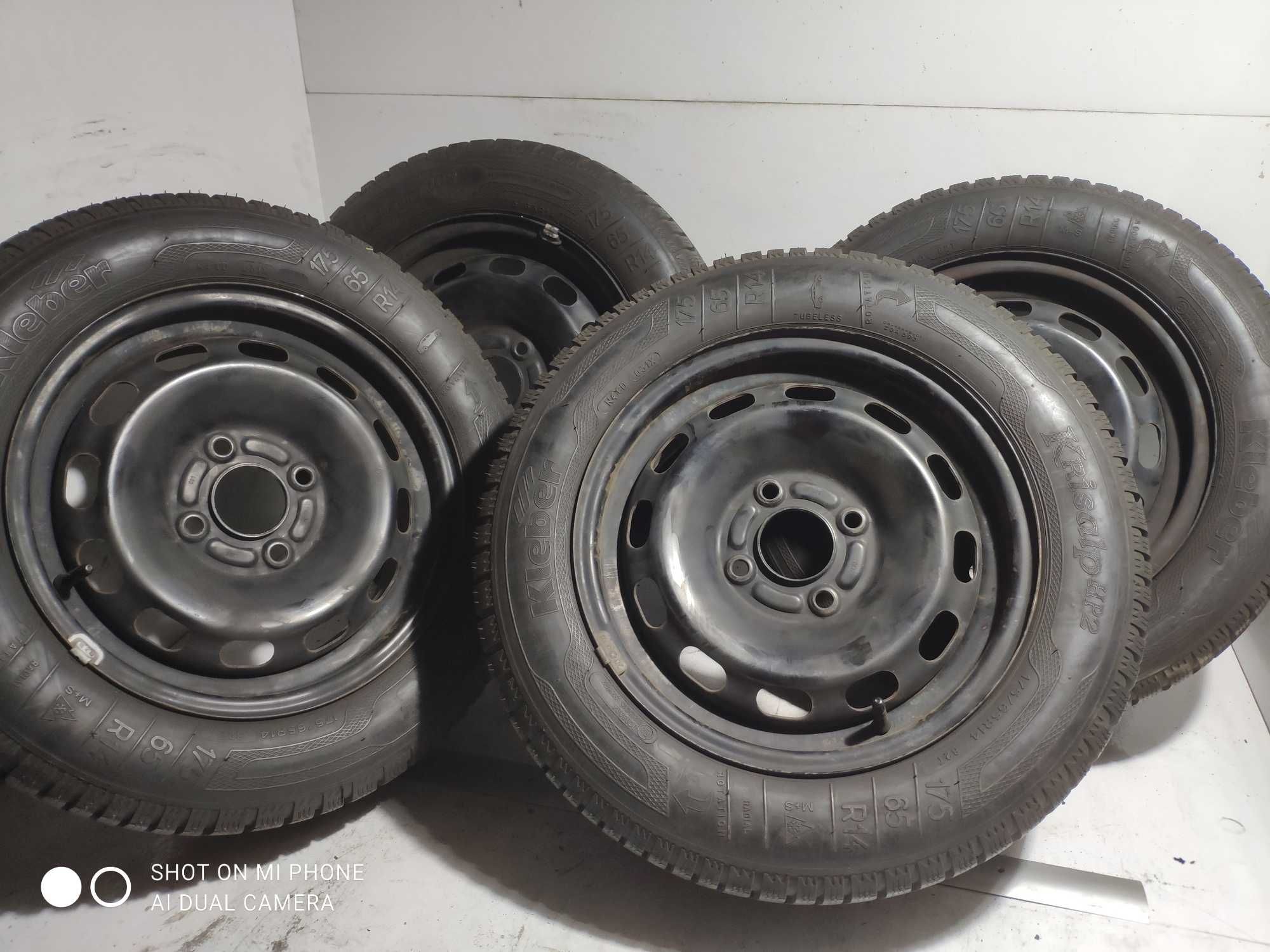 Koła opony felgi 175/65R14 zimowe FORD 4x108 komplet 4szt KLEBER winte