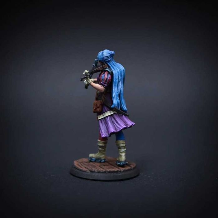 Figurka D&D, RPG, bard, skala 32 mm, ręcznie malowana, handmade