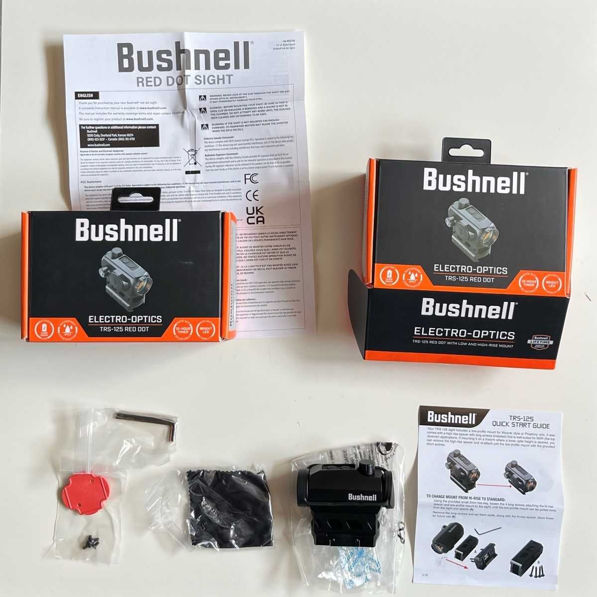 Прицел коллиматорный Bushnell Optics TRS125 1x25mm Red Dot 3 MOA