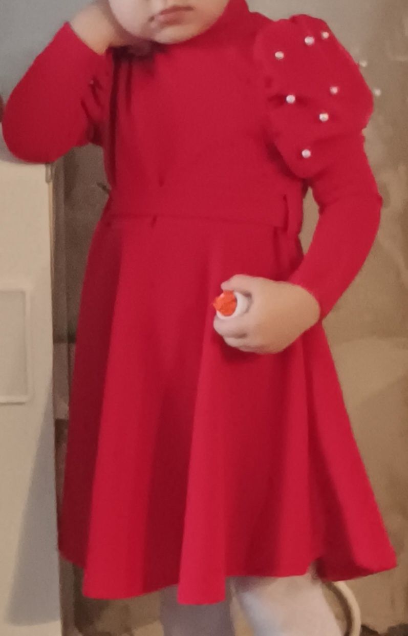 NOWA choinka,  sukienki i bluza rozm 98-104 cm