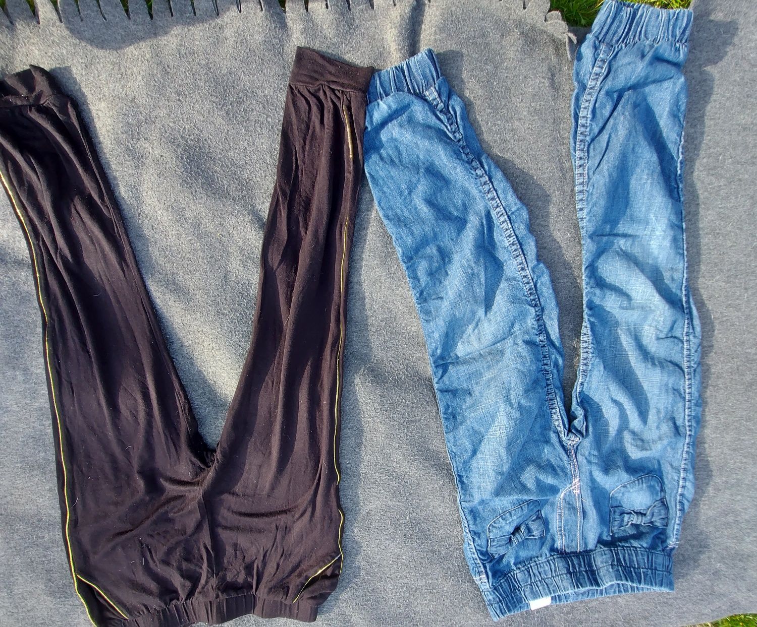 Zestaw paka 8 par spodnie, legginsy H&M Reserved rozmiar 122