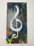 Obraz "Muza". 60x30. Akrył.