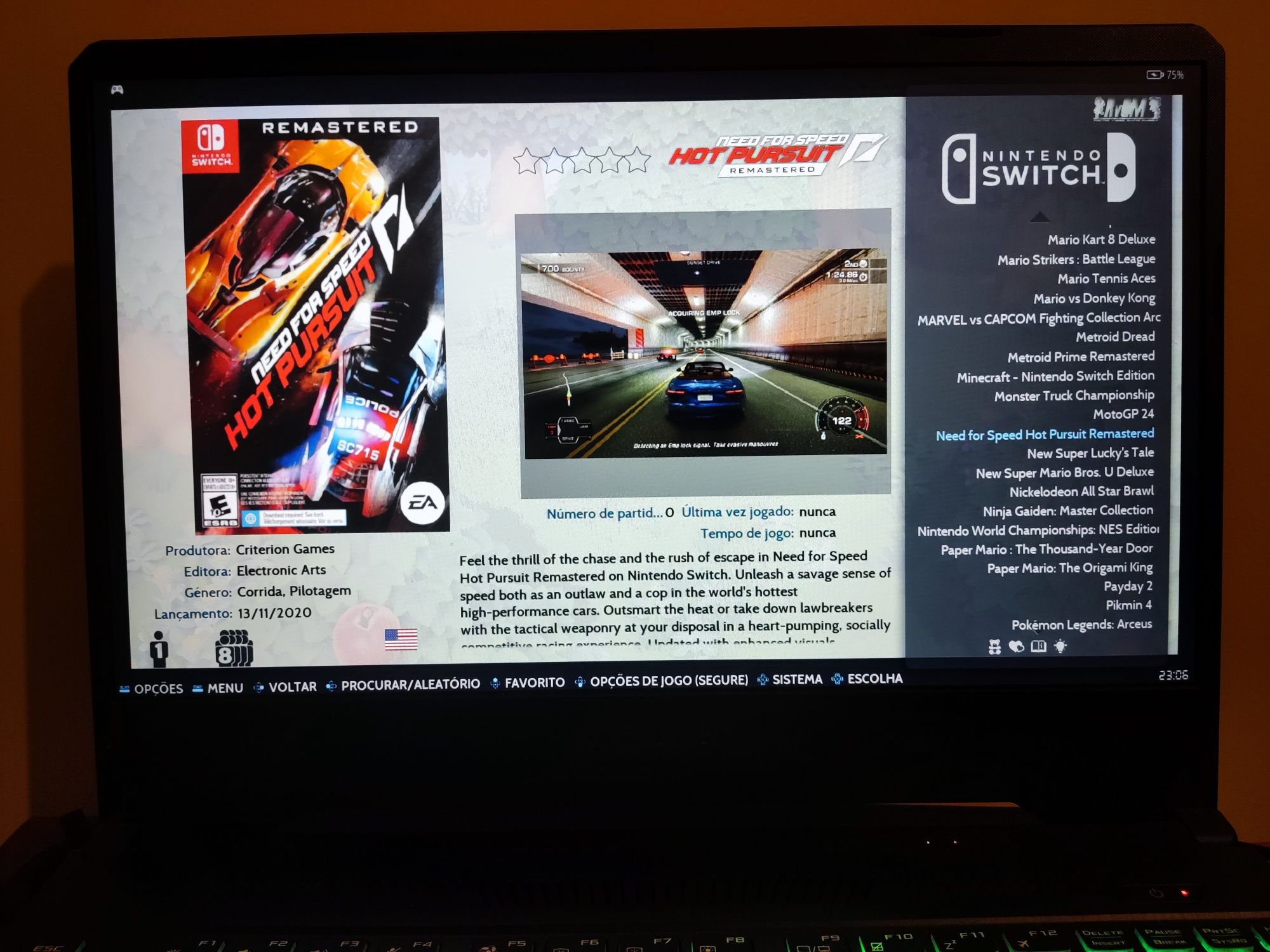 Retrobat N. Switch - 90 jogos