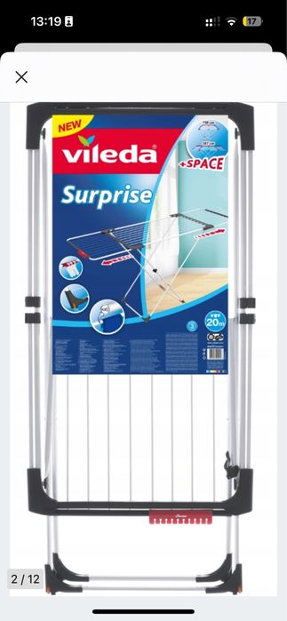 Nowa suszarka Vileda Surprise