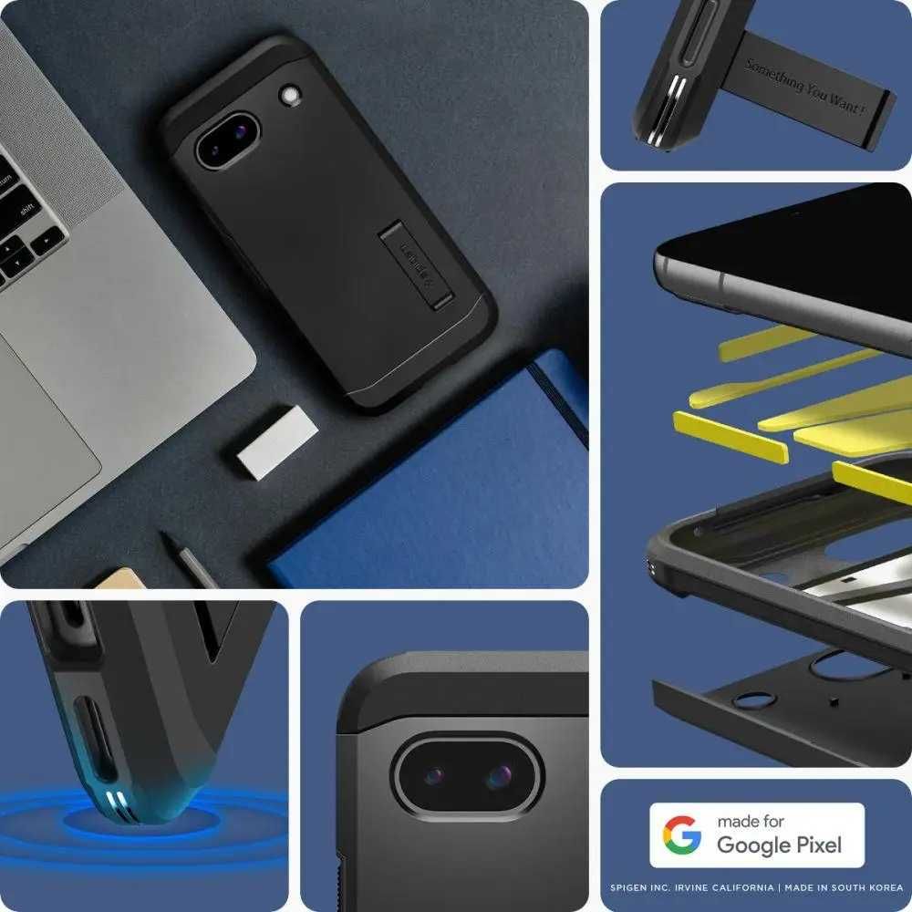Чехол Spigen Tough Armor для Google Pixel 8a Black