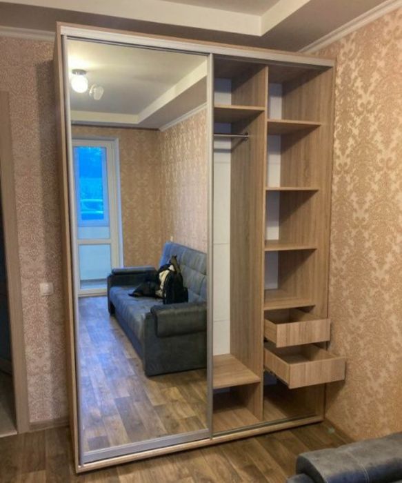 Шафа купе 1500*600*2400 ДЗЕРКАЛА/ДСП , НАЯВНІСТЬ на складі