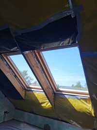 8x okno dachowe VELUX  drewniane dwuszybowe 94x140 z górnym otwarciem