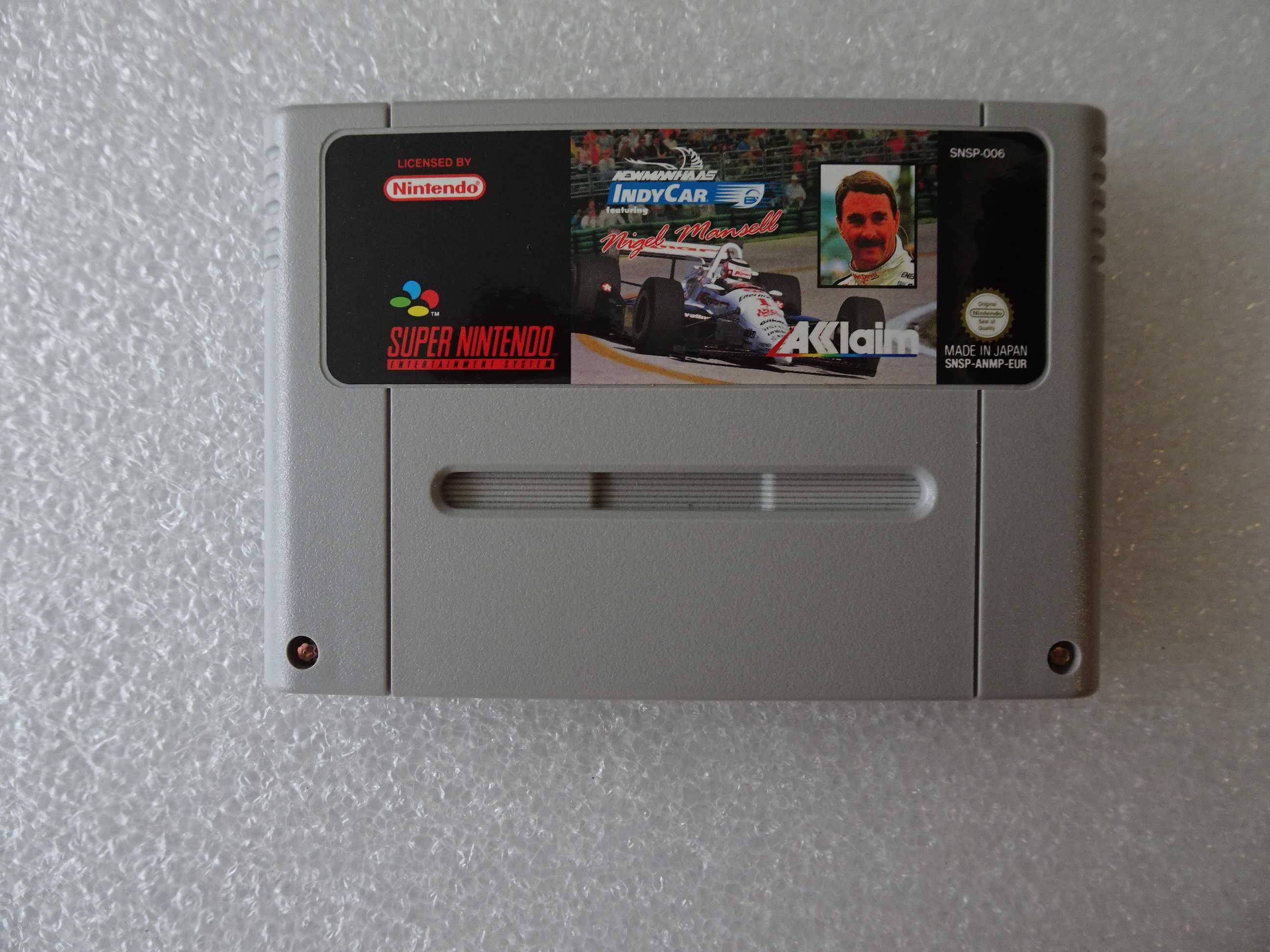 Jogo Super Nintendo Newman Haas Indy Car Nigel Mansell