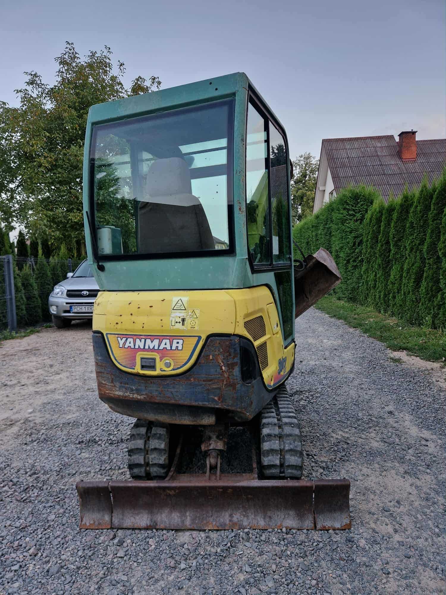 minikoparka  budowalana Yanmar SV17 / 2007 rok/ sprowdzona