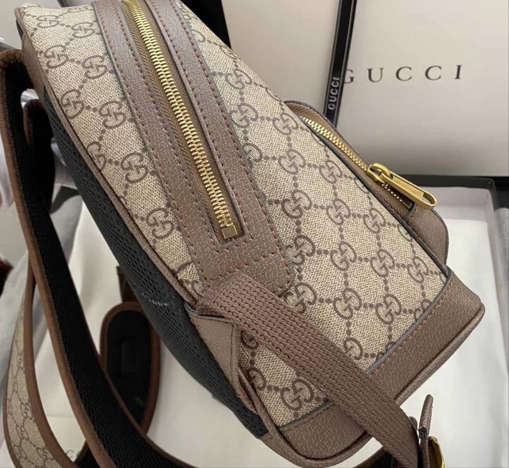 Жіночий шкіряний рюкзак Gucci