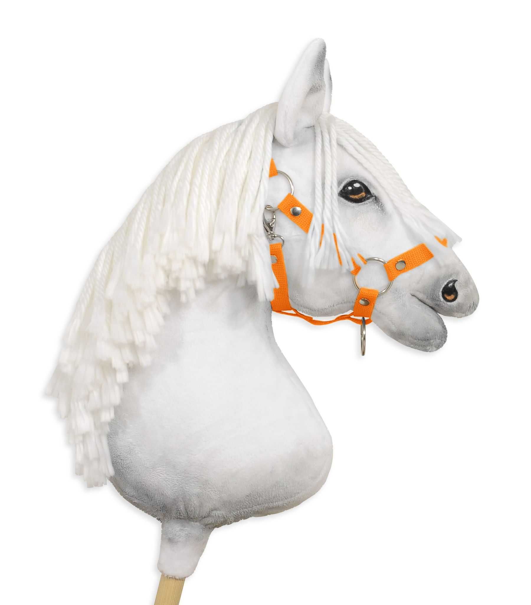 Kantar regulowany dla konia Hobby Horse A3 - neon orange!